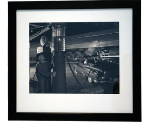 Late 20th Century "Sometimes the Electricity Fails, Virginia, 1956" Silver Gelatin Print by O. Winston Link, Framed