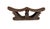Brown Rare Find Vintage Chokwe Double Headrest Congo 15" For Sale - Image 8 of 8