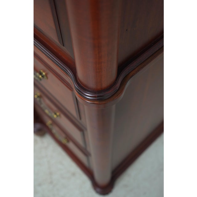Brown Durham Cherry Armoire Chifferobe Tv Unit For Sale - Image 8 of 18