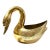 Brass Swan Planter - Hollywood Regency – Large Palm Beach Centerpiece Cachepot For Sale
