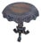 19th Century Heavily Carved Rosewood Side Table/Center Table; Made in Burma. For Sale