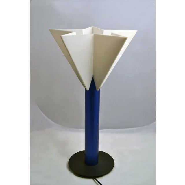 Star Shaped Table Lamp by Salvatore Gregorietti for Status Milano, 1980s For Sale - Image 4 of 7