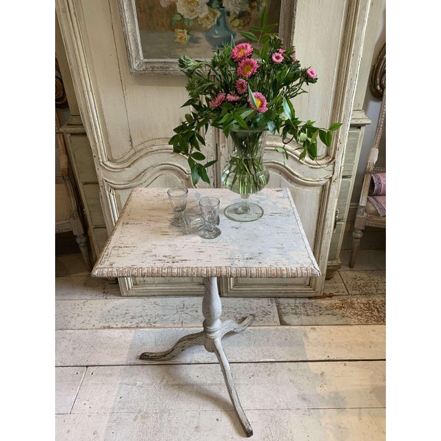Swedish Painted Tilt Top Table on Tripod Base, Early 19th Century For Sale - Image 10 of 13
