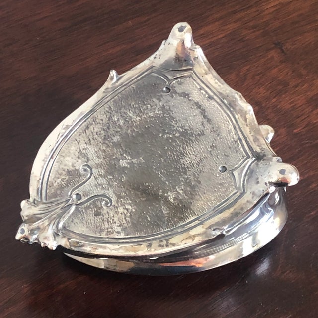 Antique Art Nouveau Silver Plated Jewelry Box For Sale - Image 11 of 13