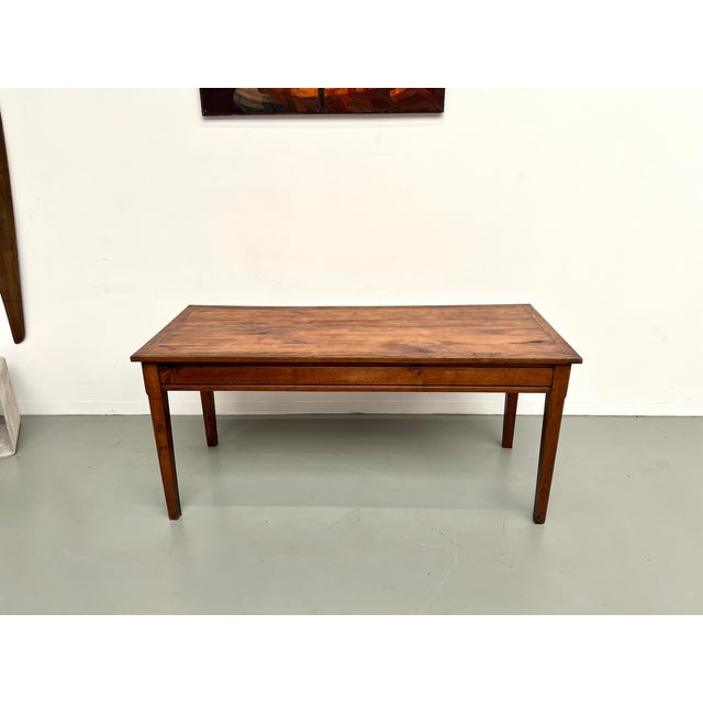 Small Oak and Cherry Table, 1950s For Sale - Image 4 of 18
