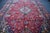 Vintage Persian Isfahan Rug – Floral Medallion, Red & Blue Accents For Sale - Image 6 of 6