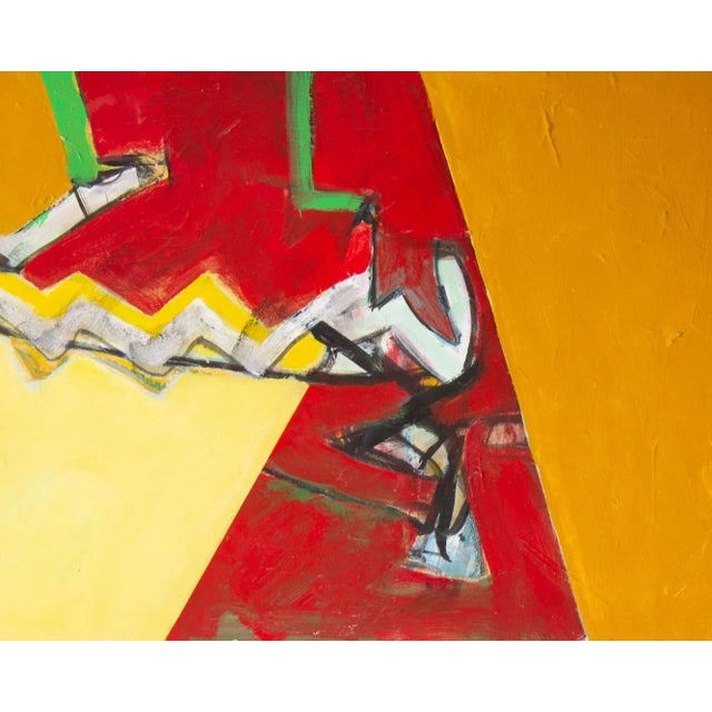 Abstract Acrylic on Paper Painting by James L. Bruch For Sale In Indianapolis - Image 6 of 7