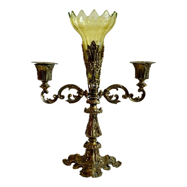 19th Century French Bronze Epergne For Sale