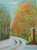 David Hockney (1937) The Path in the Forest Original color poster On glossy paper, 48 x 66 cm (approx. 19 x 26 inches)...