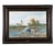 G. Malvezzi, River Landscape, Oil on Canvas For Sale