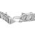 STUNNINGLY UNIQUE – What sets this sterling silver bracelet apart is the way each intricately detailed link fans out for a...