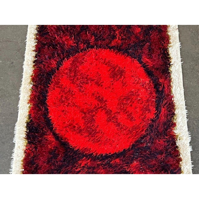 Danish Space Age Runner Rug by Hojer Export, 1960s For Sale - Image 17 of 18