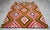 Textile Vintage Turkish Rug Kilim, Handwoven Primitive Tribal Statement, Bohemian Area Rug - 6′4″ X 9′4″ For Sale - Image 7 of 15