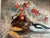 Vintage Still Life Oil Painting With Indian Corn Pitcher & Duck For Sale - Image 4 of 7