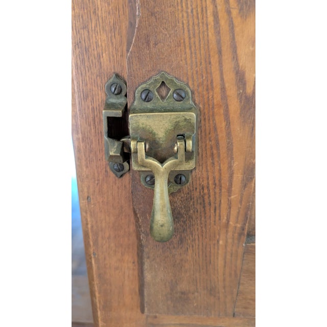 American Antique Oak Icebox For Sale - Image 3 of 4