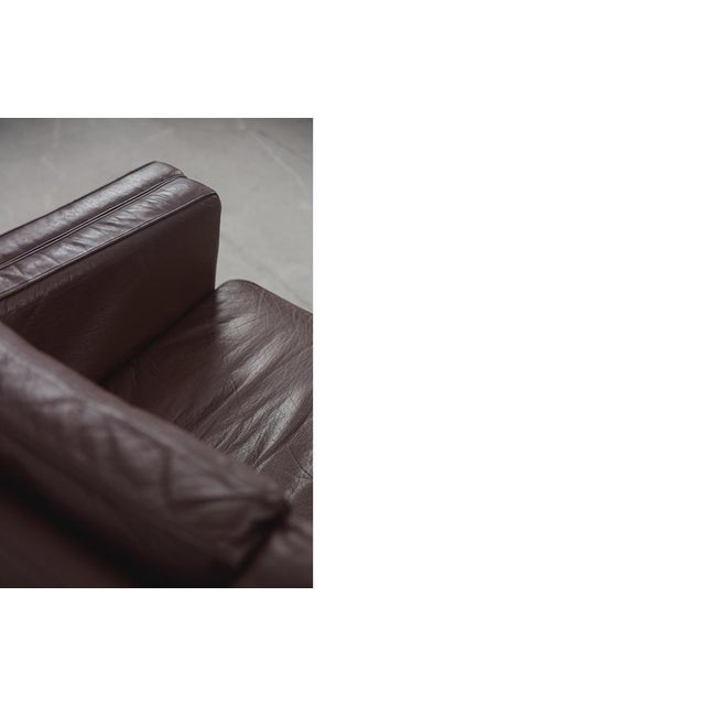 Set of Vintage Scandinavian Leather Sofas, 1970s For Sale - Image 18 of 18