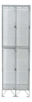Vintage Steel Wire Lockers, 1970s, Set of 2