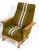 Danish Mid Century Modern High Back Lounge Chair W Straight Paddle Arms For Sale In New York - Image 6 of 11