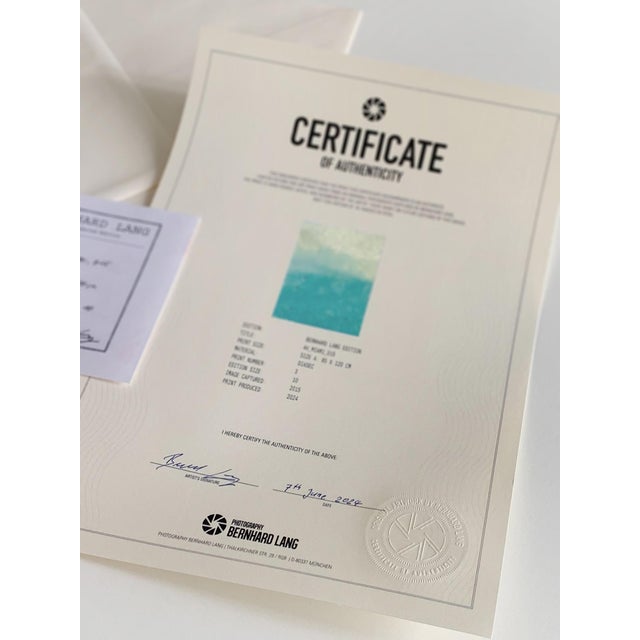 Aqua "AV_Miami_015" Contemporary Photograph Fine Art Print From the Miami Project by Bernhard Lang For Sale - Image 8 of 9