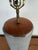 1960s 1960s Mid-Century Modern Wall Street Journal Printing Plate Walnut and Metal Table Lamp For Sale - Image 5 of 10