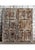 Mid-Century Modern Vintage Whitewashed Carved Library Doors | Limewash Double Barn Doors | Handcrafted Statement Entryway For Sale - Image 3 of 8