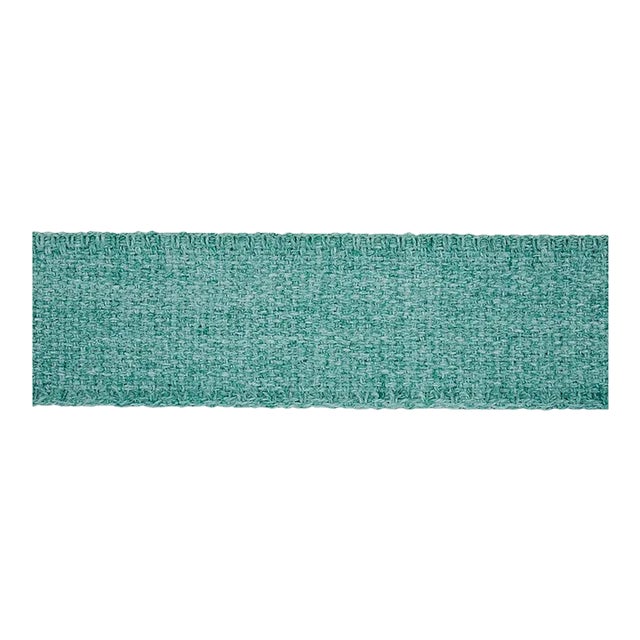 Sample - Schumacher Ashwood Tape Indoor/Outdoor in Aqua For Sale