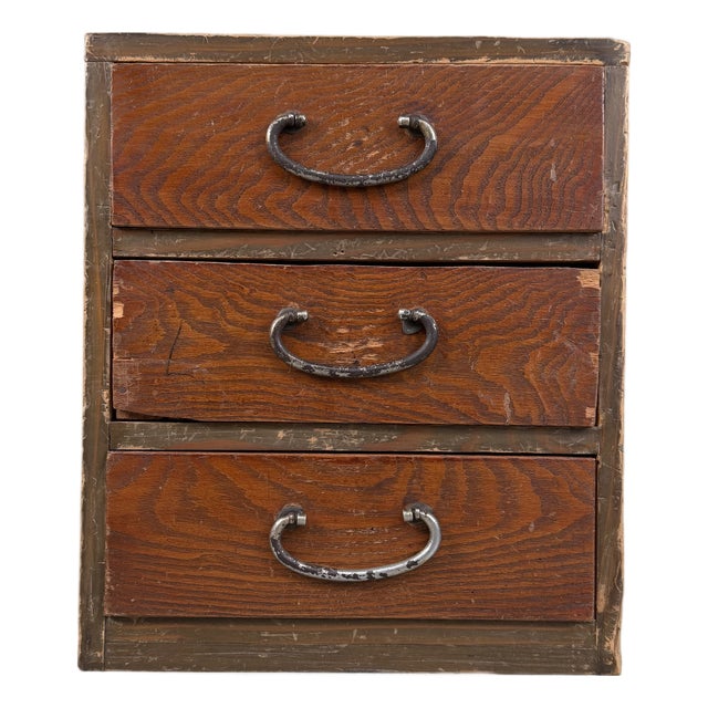 Small Japanese Chest of Drawers, 1920s For Sale