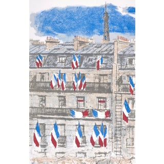 Maurice Brianchon, Le Tricolore, Regards Sur Paris, Maurice Brianchon, 1962 For Sale