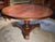 Anglo Colonial Teakwood Round Dining or Center Table For Sale In Boston - Image 6 of 6