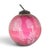 Late 20th Century Cranberry Glass Kugel-Style Botanical Christmas Ornaments, Set of 3 For Sale - Image 16 of 18