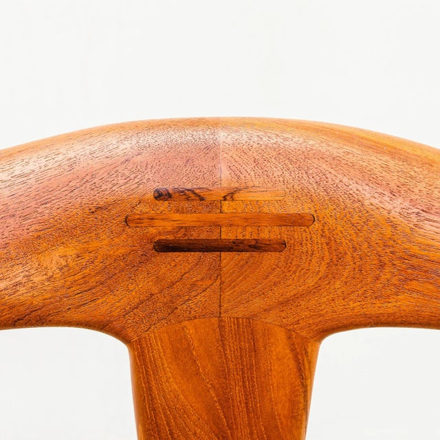 Randers Møbelfabrik Mid-20th Century Danish Teak Armchair With Rosewood Inlay by Erik Andersen & Palle Pedersen for Randers For Sale - Image 4 of 14
