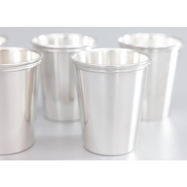 Mid Century Silver Plate Mint Julep Cups Set of 6 Chairish