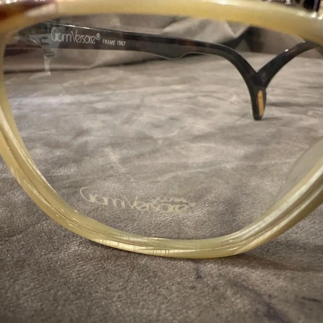 1980s Vintage Fashion Sunglasses by Gianni Versace For Sale - Image 10 of 12