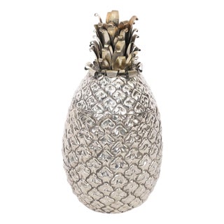 Vintage German Silver Plate Pineapple Ice Bucket from WMF, 1960s For Sale