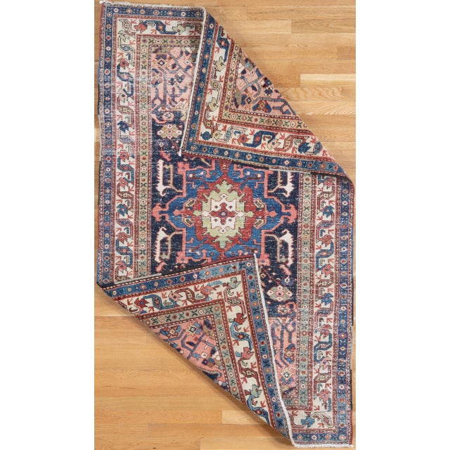 Antique Heriz 6.1x3.7 Oriental Rug Circa 1920's For Sale In New York - Image 6 of 6