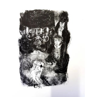 Antoni Clavé - Original Lithograph - For Pushkin's Queen of Spades 1946 For Sale