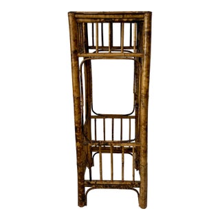 Vintage Bamboo Display Stand / Plant Stand For Sale