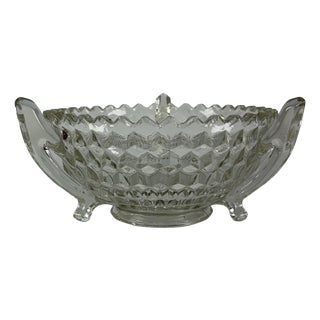 Art Deco Murano Glass Centerpiece Bowl in the style of Barovier & Toso, 1930s For Sale