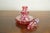 Late 19th Century Antique Bohemian Cranberry Glass Enameled Perfume Bottle, 19th. Century For Sale - Image 5 of 8