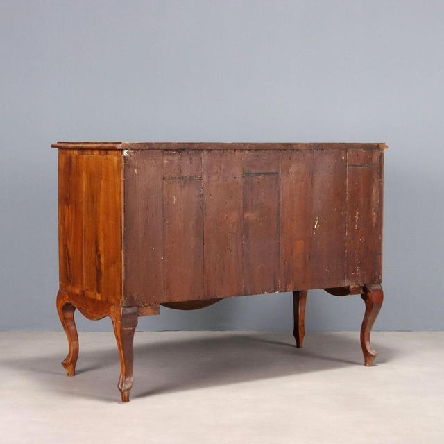 Baroque Style Chest of Drawers in Walnut For Sale - Image 11 of 12