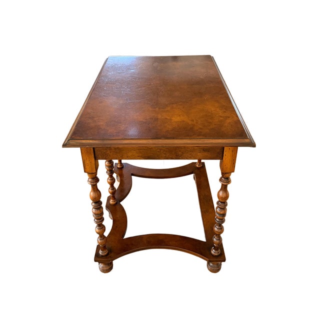 Early 20th Century Early 20th Century William and Mary Style Walnut Lowboy-Side Table For Sale - Image 5 of 16