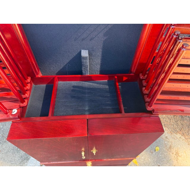 Glass Lori Greiner - For Your Ease Only - Floor Standing Jewelry Box 44in For Sale - Image 7 of 12