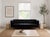 This is not your average tufted sofa. Custom-made in ultra-premium Edelman patent leather, this dramatic tuxedo-style sofa...