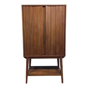 Hooker Mid-Century Modern Style Mahogany Orson Cabinet