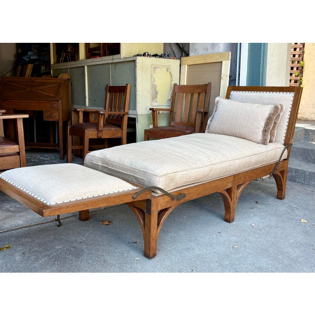 Formations Walnut Isabella Bench or Daybed For Sale In San Francisco - Image 6 of 11