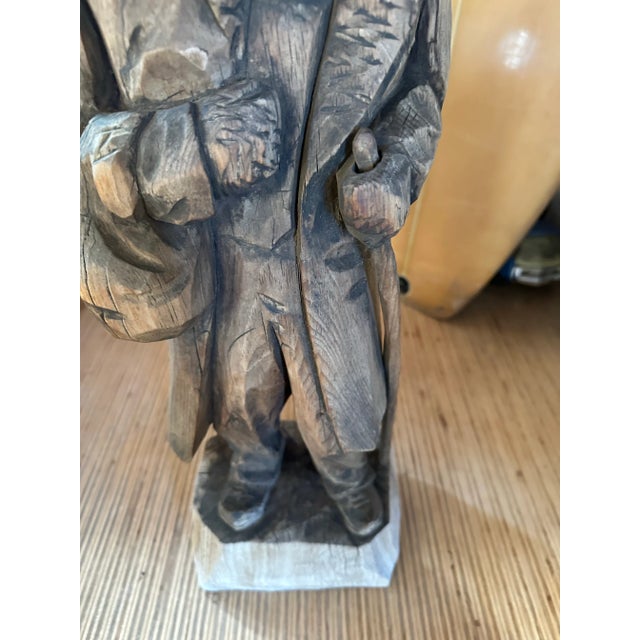 1970s Hand Carved Wooden Vagabond Drifter Pacific Northwest Figure Beach Pier Sailor For Sale In Phoenix - Image 6 of 7