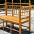 Vintage Boho Turned Wood Spindle Bench For Sale - Image 11 of 13