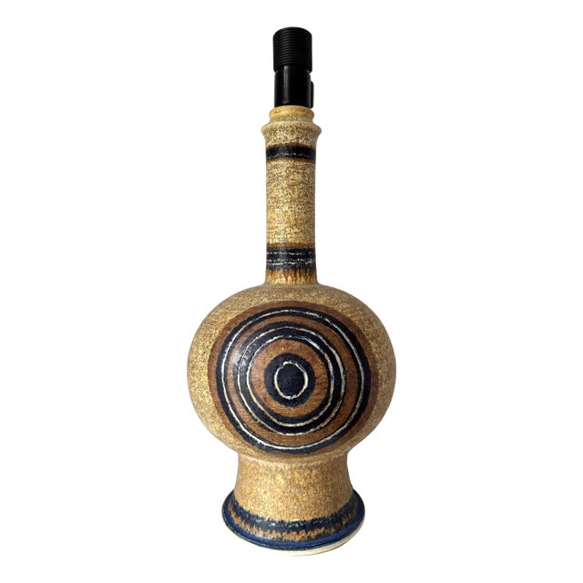 Ceramic Table Lamp by Jette Hellerøe for Axella, Denmark, 1960s For Sale