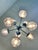 2020s Contemporary Italian Chromed Sputnik Chandelier in Pink "Pulegoso" Murano Glass For Sale - Image 5 of 9