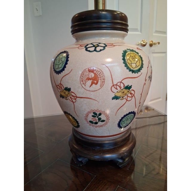 Frederick Cooper Vintage Frederick Cooper Double Happiness Lamp For Sale - Image 4 of 11
